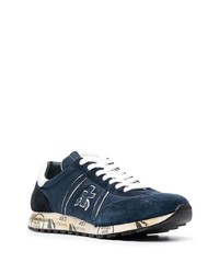 Chaussures de sport bleu marine et blanc Premiata