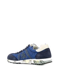 Chaussures de sport bleu marine et blanc Premiata