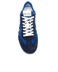 Chaussures de sport bleu marine et blanc Premiata