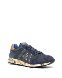 Chaussures de sport bleu marine et blanc Premiata