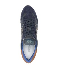 Chaussures de sport bleu marine et blanc Premiata