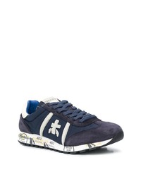 Chaussures de sport bleu marine et blanc Premiata