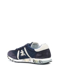 Chaussures de sport bleu marine et blanc Premiata