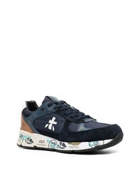 Chaussures de sport bleu marine et blanc Premiata