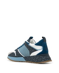 Chaussures de sport bleu marine et blanc Michael Kors