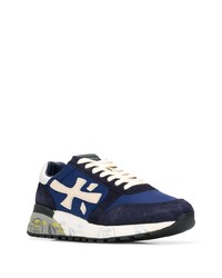 Chaussures de sport bleu marine et blanc Premiata