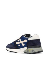 Chaussures de sport bleu marine et blanc Premiata