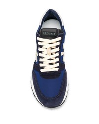 Chaussures de sport bleu marine et blanc Premiata