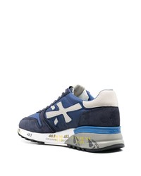 Chaussures de sport bleu marine et blanc Premiata