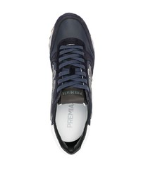 Chaussures de sport bleu marine et blanc Premiata