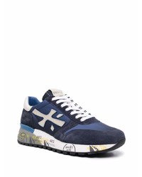 Chaussures de sport bleu marine et blanc Premiata