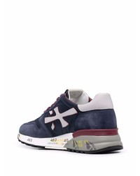 Chaussures de sport bleu marine et blanc Premiata