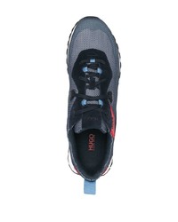 Chaussures de sport bleu marine et blanc Hugo