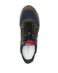 Chaussures de sport bleu marine et blanc Premiata