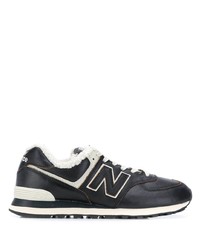 Chaussures de sport bleu marine et blanc New Balance