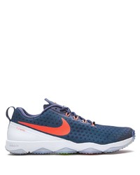 Chaussures de sport bleu marine et blanc Nike