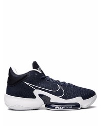 Chaussures de sport bleu marine et blanc Nike