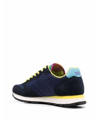 Chaussures de sport bleu marine et blanc Sun 68