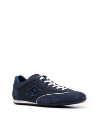 Chaussures de sport bleu marine et blanc Hogan