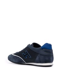 Chaussures de sport bleu marine et blanc Hogan