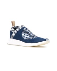 Chaussures de sport bleu marine et blanc adidas