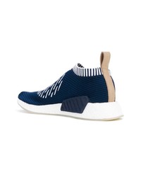 Chaussures de sport bleu marine et blanc adidas