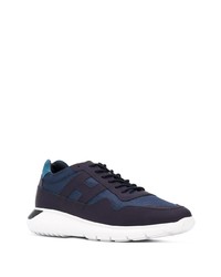 Chaussures de sport bleu marine et blanc Hogan