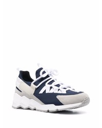 Chaussures de sport bleu marine et blanc Pierre Hardy