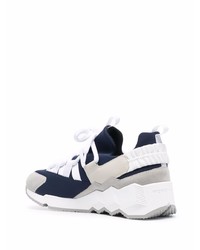 Chaussures de sport bleu marine et blanc Pierre Hardy