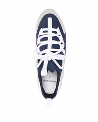 Chaussures de sport bleu marine et blanc Pierre Hardy