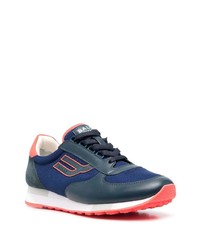 Chaussures de sport bleu marine et blanc Bally