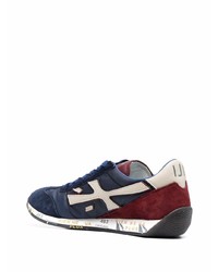 Chaussures de sport bleu marine et blanc Premiata