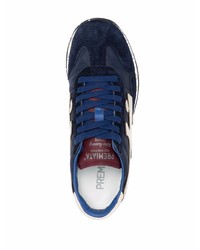 Chaussures de sport bleu marine et blanc Premiata