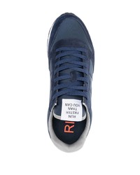 Chaussures de sport bleu marine et blanc Sun 68