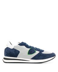 Chaussures de sport bleu marine et blanc Philippe Model