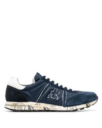 Chaussures de sport bleu marine et blanc Premiata