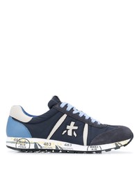 Chaussures de sport bleu marine et blanc Premiata