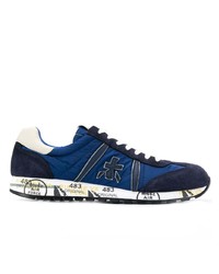 Chaussures de sport bleu marine et blanc Premiata