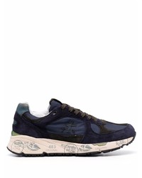 Chaussures de sport bleu marine et blanc Premiata