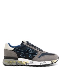 Chaussures de sport bleu marine et blanc Premiata