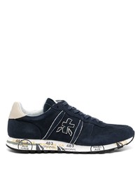 Chaussures de sport bleu marine et blanc Premiata