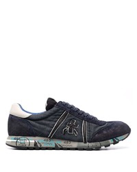 Chaussures de sport bleu marine et blanc Premiata