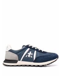 Chaussures de sport bleu marine et blanc Premiata