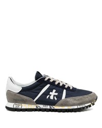 Chaussures de sport bleu marine et blanc Premiata