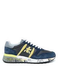 Chaussures de sport bleu marine et blanc Premiata