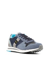 Chaussures de sport bleu marine et blanc Blauer