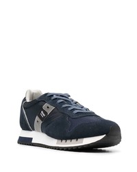 Chaussures de sport bleu marine et blanc Blauer