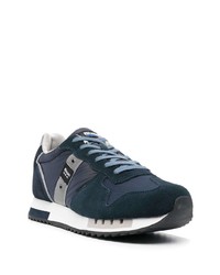 Chaussures de sport bleu marine et blanc Blauer