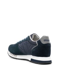 Chaussures de sport bleu marine et blanc Blauer