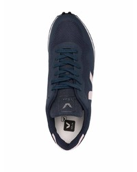 Chaussures de sport bleu marine et blanc Veja